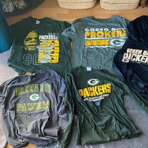 Green Bay Packers Short Sleeve, Long Sleeve, & Hoodie Set
